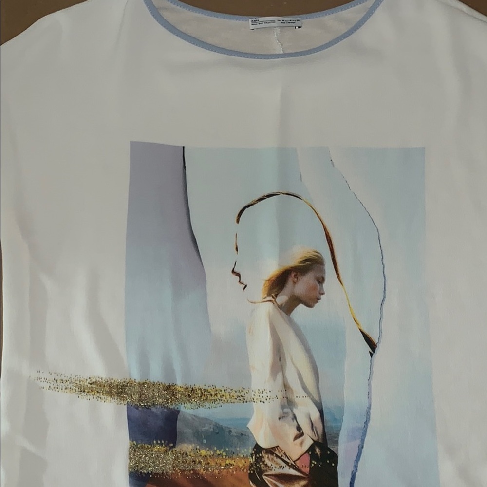 Pretty art inspiration, white blouse